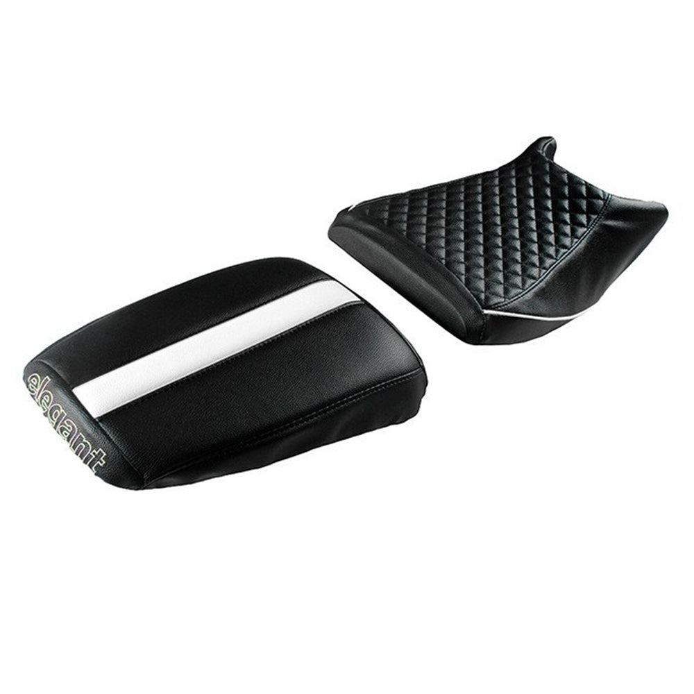 Cameo Sports Twin Bike Seat Cover Black and White