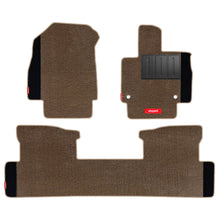 Duo Carpet Car Floor Mat For Mahindra XEV 9e - Beige Black | Elegant Auto Retail