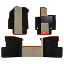 Edge Carpet Car Floor Mat For Mahindra XEV 9e - Black Beige | Elegant Auto Retail