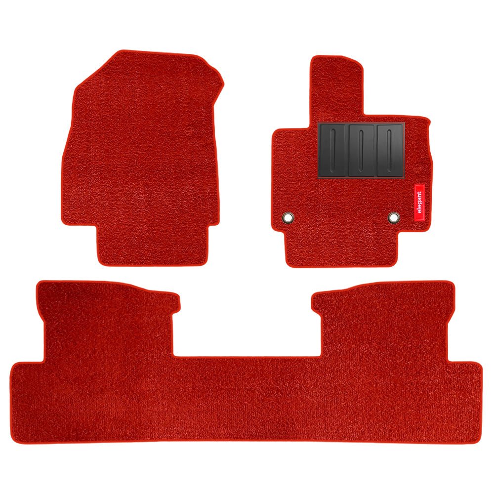 Miami Carpet Car Floor Mat For Mahindra XEV 9e - Red | Elegant Auto Retail