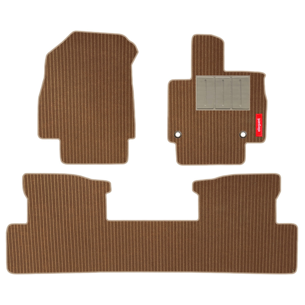 Cord Carpet Car Floor Mat For Mahindra XEV 9e - Beige Beige | Elegant Auto Retail