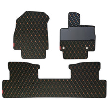 Luxury Leatherette Car Floor Mat For Mahindra XEV 9e - Black Tan | Elegant Auto Retail