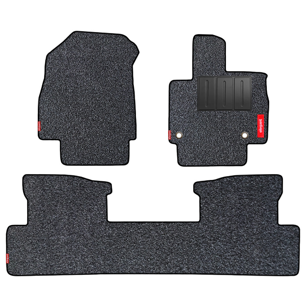 Spike Car Floor Mat for Mahindra XEV 9e - Grey Black | Elegant Auto Retail