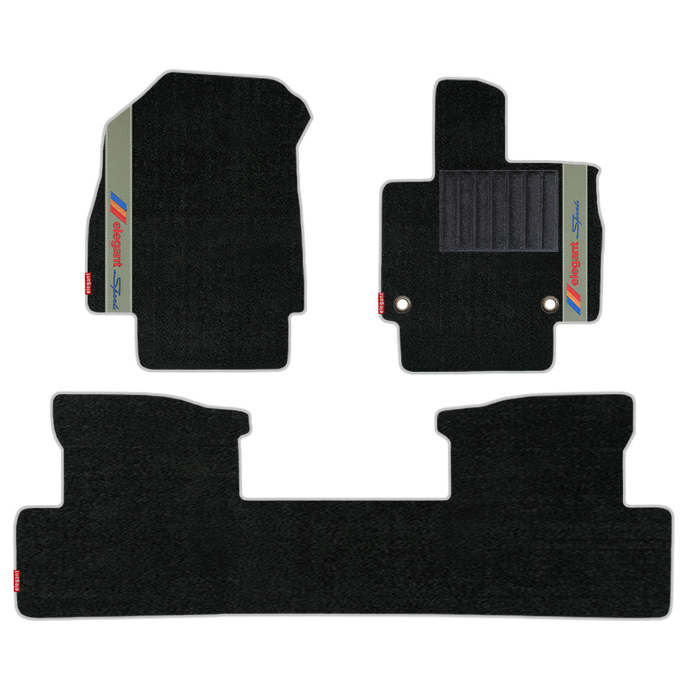 Sports Carpet Car Floor Mat For Mahindra XEV 9e - Black Beige | Elegant Auto Retail