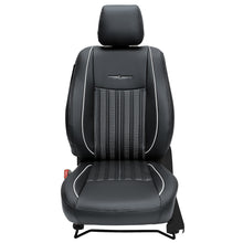 Zippy Nappa PR Art Leather Car Seat Cover For Honda City - C Grey Black | Elegant Auto Retail