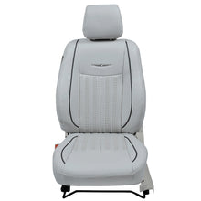 Zippy Nappa PR Art Leather Car Seat Cover For Maruti Grand Vitara - C Grey Black | Elegant Auto Retail