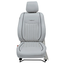 Zippy Nappa PR Art Leather Car Seat Cover For Honda City - C Grey Black | Elegant Auto Retail