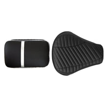 Load image into Gallery viewer, Dash Twin Bike Seat Cover Black &amp; Silver for Bullet
