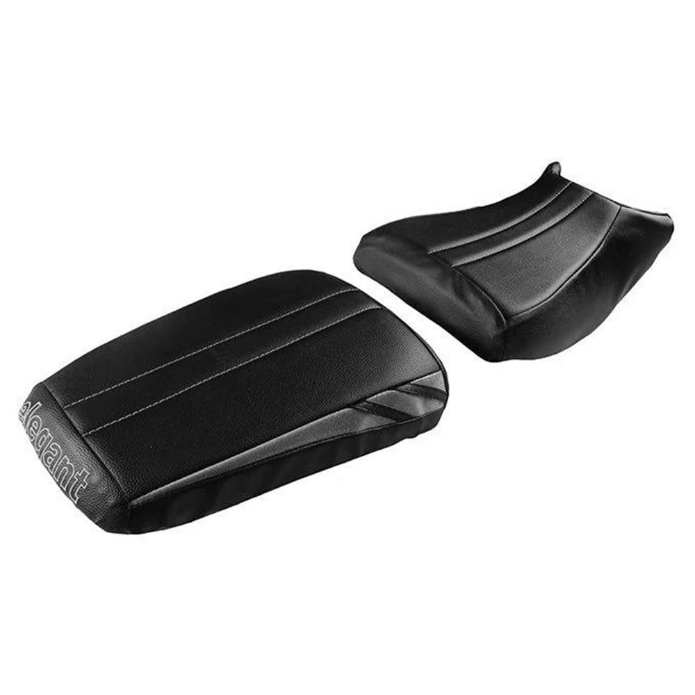 Bolt Sports Bike Seat Cover Black and Silver