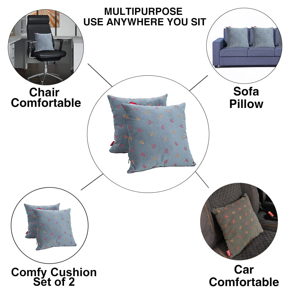 Elegant Comfy Cushion Pillow Fly Design Set of 2 CU08 | Elegant Auto Retail