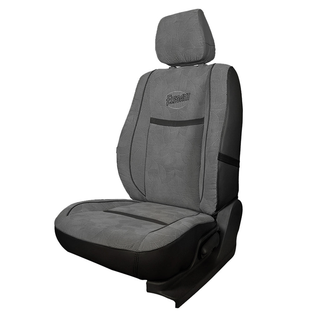 Waves Bucket Fit Fabric Car Seat Cover For Maruti Ritz with Free Set of 4 Comfy Cushion & Neck Rest