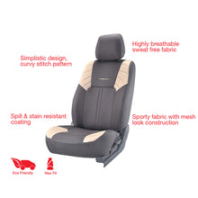 Load image into Gallery viewer, Fresco Sonic Fabric Car Seat Cover Beige
