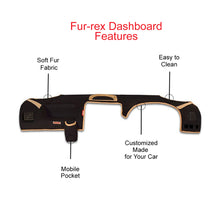 Load image into Gallery viewer, Furrex Car Dashboard Cover Black and Beige
