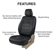 Load image into Gallery viewer, Vogue Galaxy Art Leather Car Seat Cover Black
