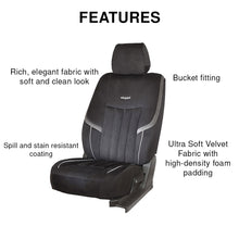 King Bucket Fit Velvet Fabric Car Seat Cover For Hyundai Grand I10