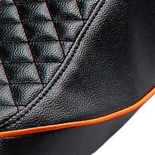 Cameo Sports Bike Seat Cover Black and Orange for KTM RC