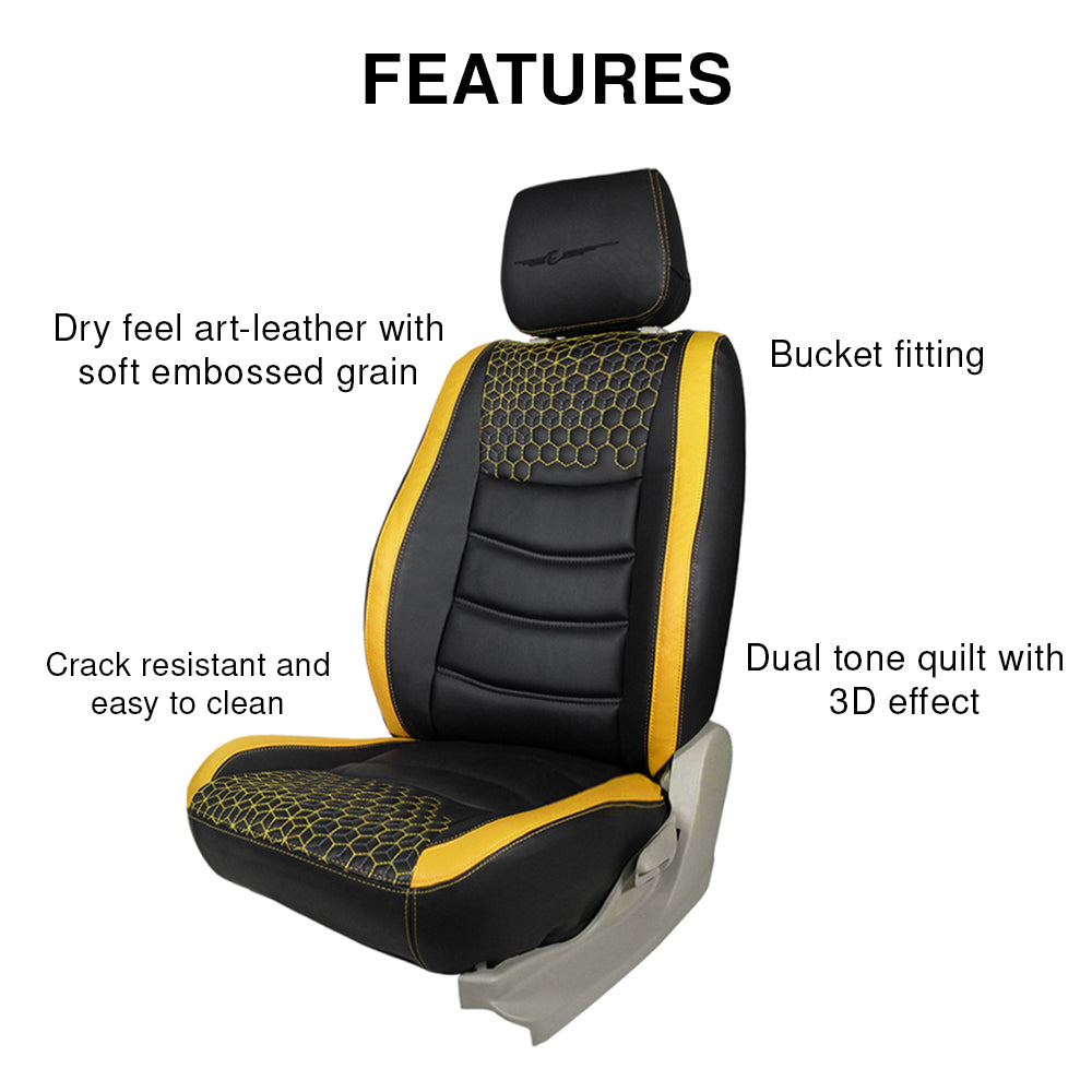 Glory Prism Art Leather Car Seat Cover For Skoda Octavia