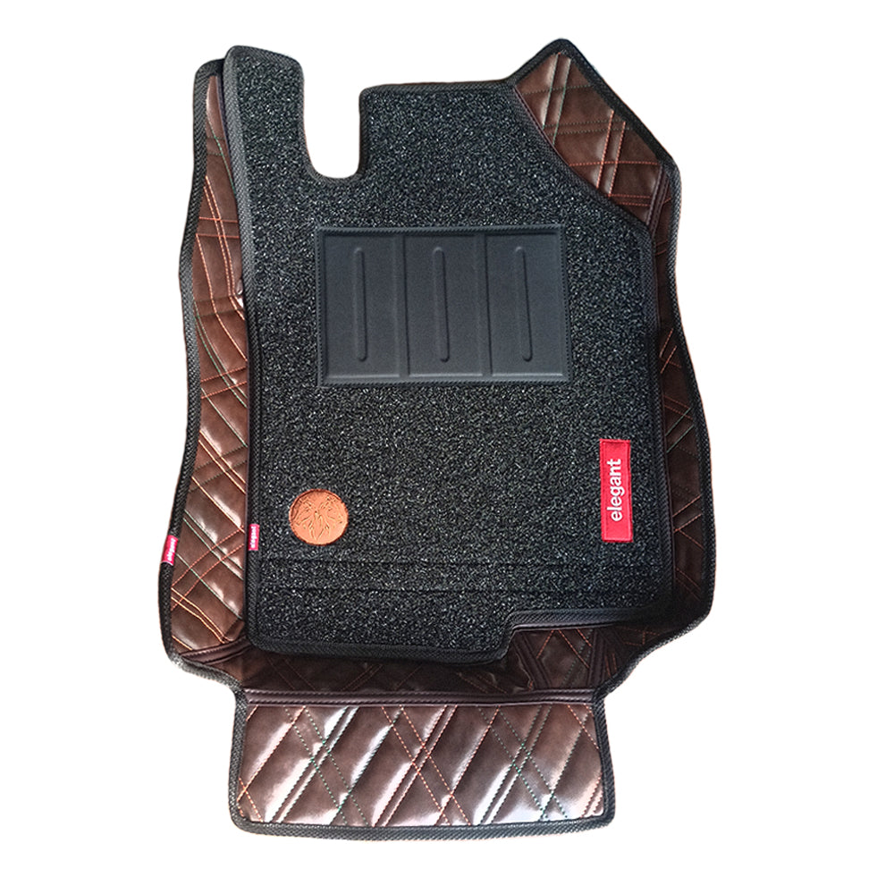Posh 7D Car Floor Mats For Mercedes E200 - Brown Brown |Elegant Auto Retail