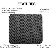 Luxury Leatherette Car Dicky Mat For MG Gloster