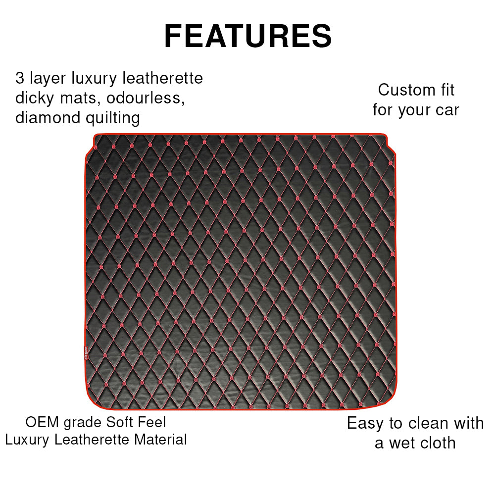 Luxury Leatherette Car Dicky Mat For Mahindra Scorpio