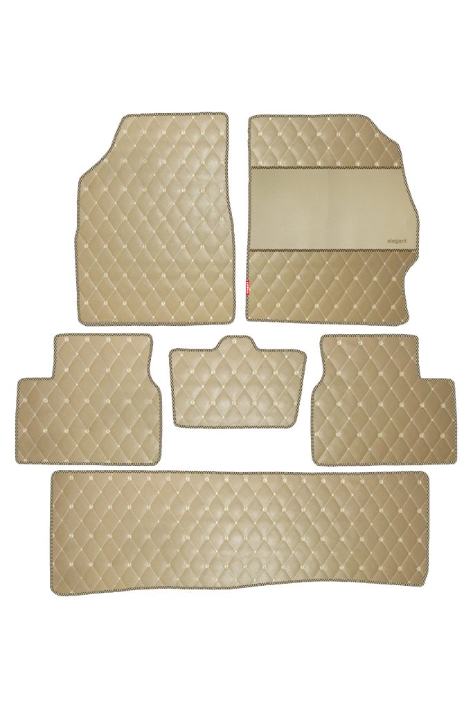 Luxury Leatherette Car Floor Mat For Mahindra Bolero Neo Interior Matching