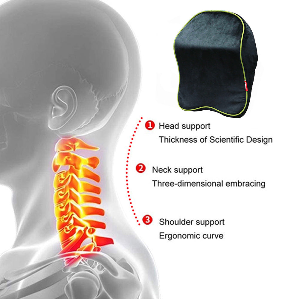 Elegant Snug Memory Foam Neck Rest XL Car Pillow | Elegant Auto Retail