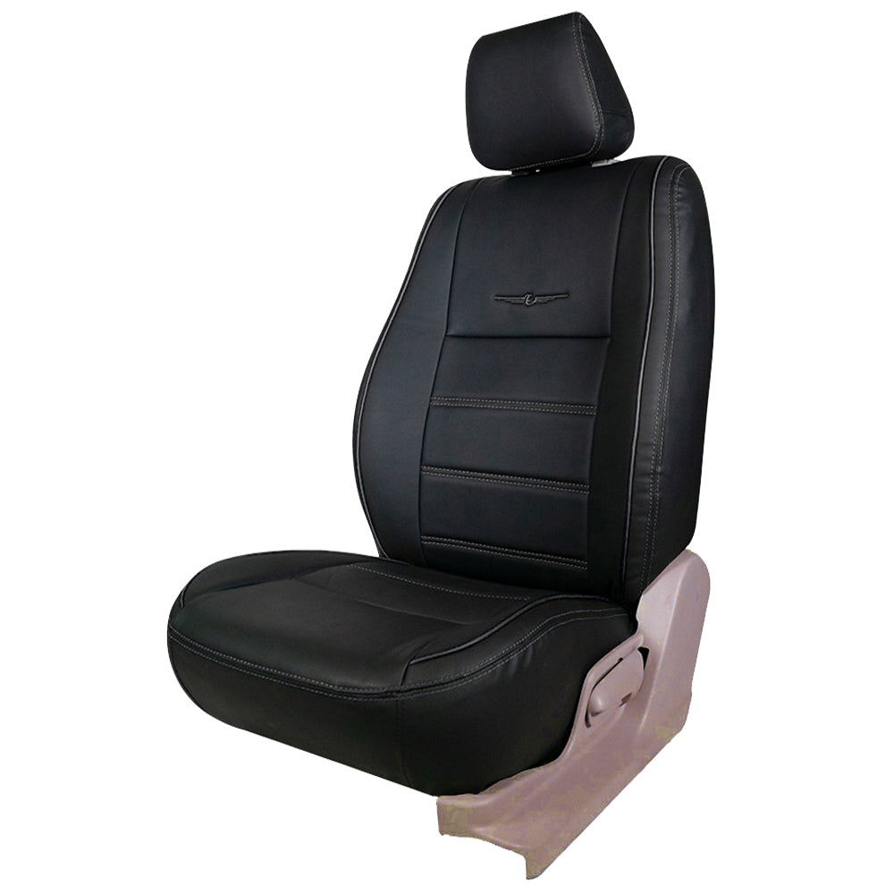 Vogue Urban Plus Art Leather Car Seat Cover Black For MG Hector