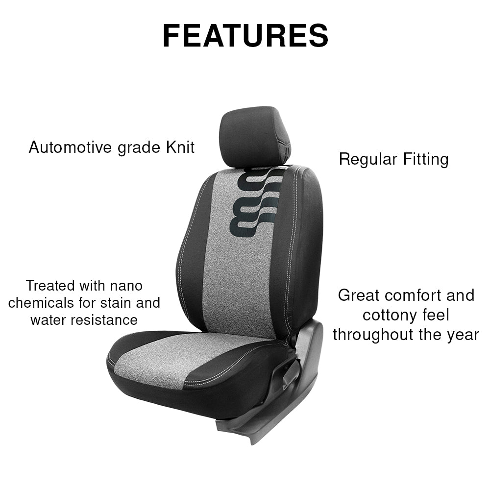 Yolo Plus Fabric Car Seat Cover For Volkswagen Virtus