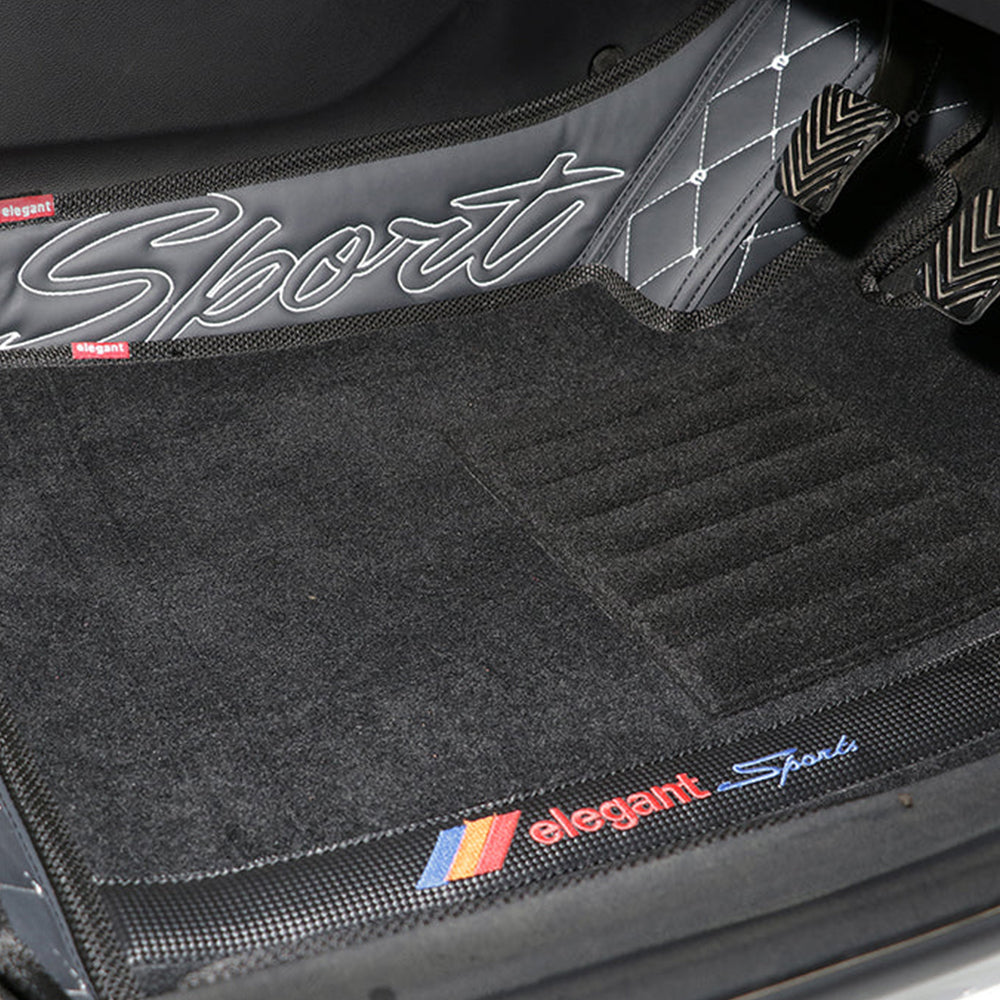 Sport 7D Carpet Car Floor Mat For Mahindra XUV300 Elegant Auto Retail