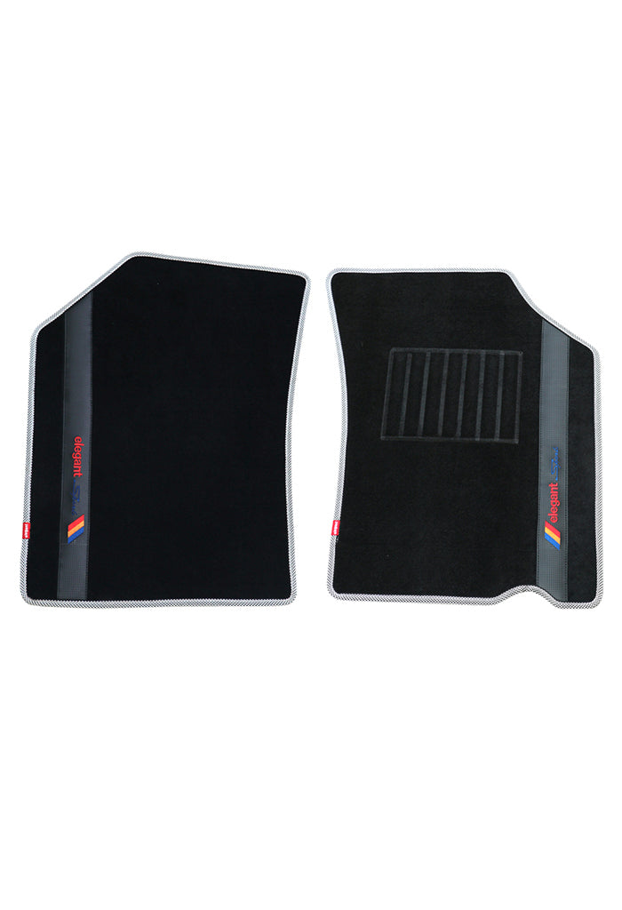 Sports Carpet Car Floor Mat For Maruti Dzire - Black | Elegant Auto Retail