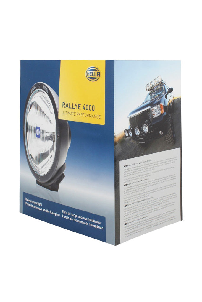 Car Horns | Horns And Lights | Car Lights | Hella Lights | Hella Rallye 4000 Universal Fog Lamp box