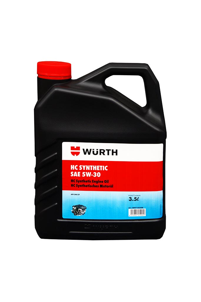 Wuerth HC Synthetic Engine Oil 5w30-3.5L