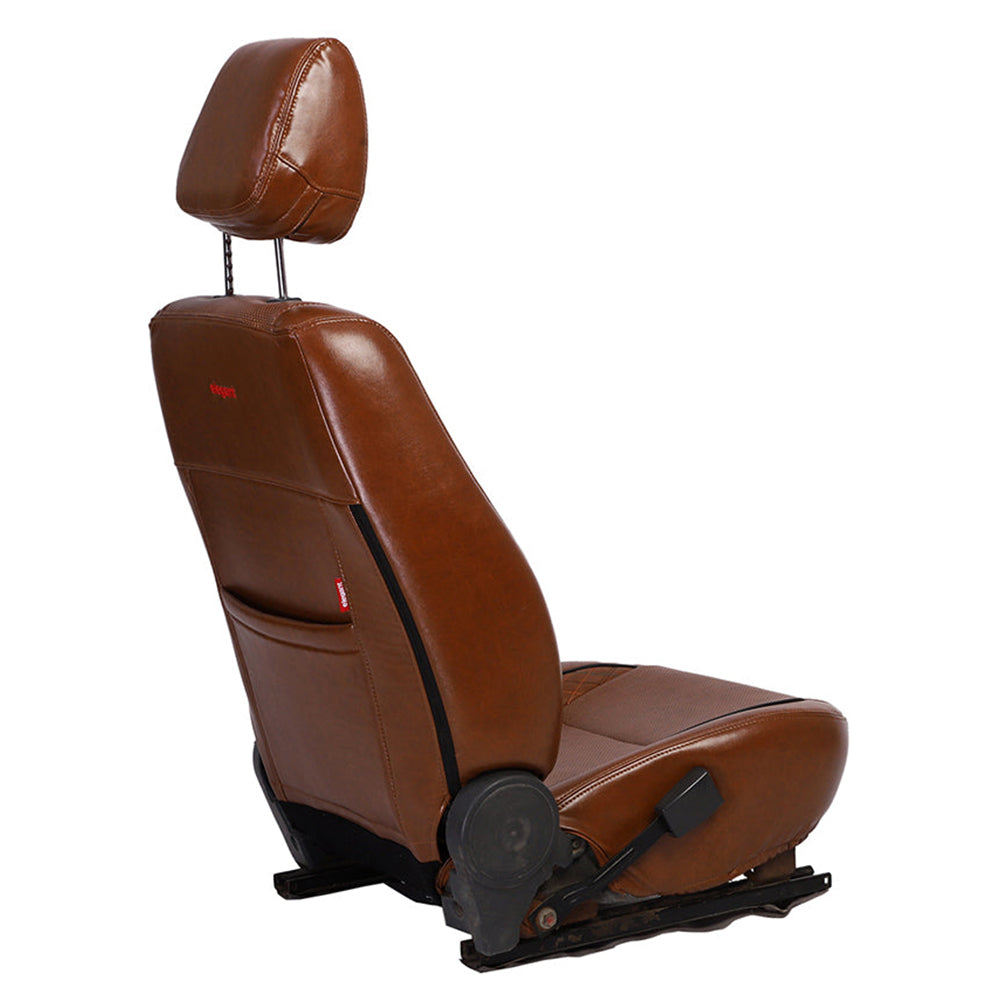 Posh Vegan Leather Car Seat Cover For Nissan Magnite Online