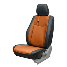 Load image into Gallery viewer, Venti 1 Duo Perforated Art Leather Car Seat Cover For Tan Toyota Innova Crysta
