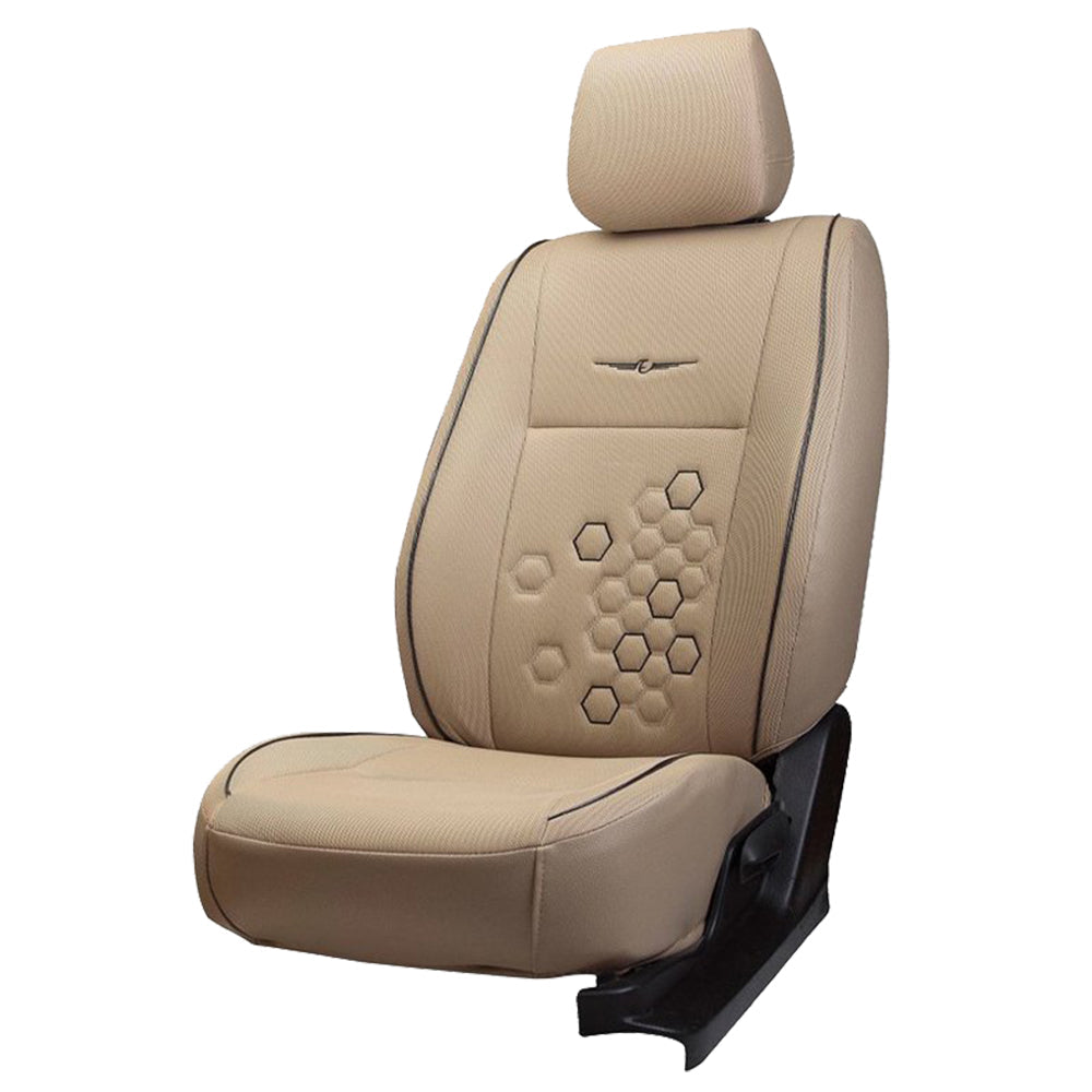Fresco Fizz Fabric Elegant Car Seat Cover For Toyota Innova Crysta