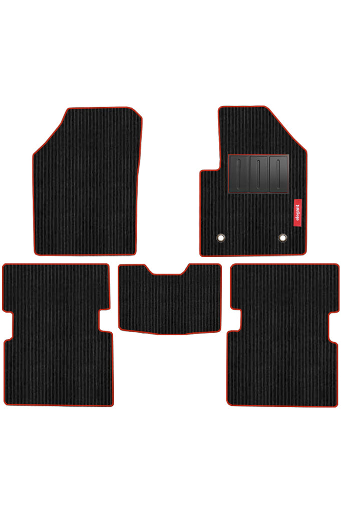 Cord Carpet Car Floor Mat Red For Tata Altroz