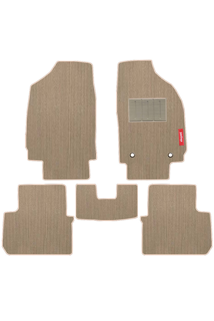 Cord Carpet Car Floor Mat Beige For Citroen C3