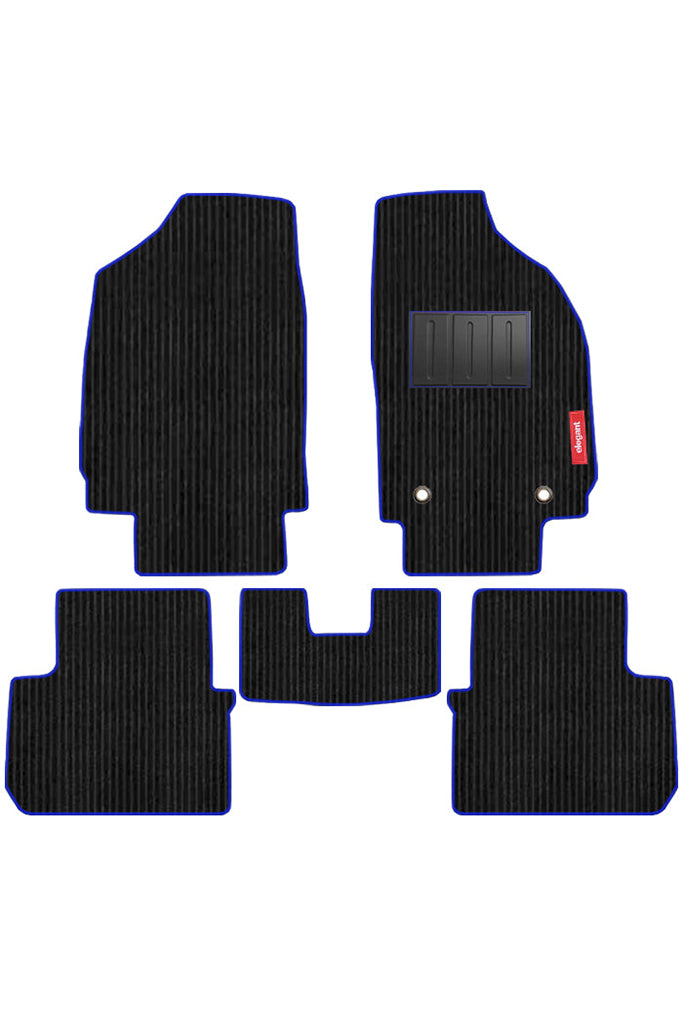 Cord Carpet Car Floor Mat Blue For Citroen C3