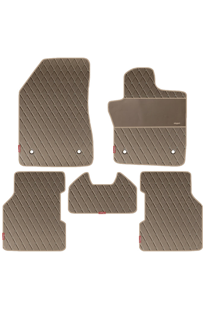 Luxury Leatherette Car Floor Mat For Jeep Compass Interior Matching