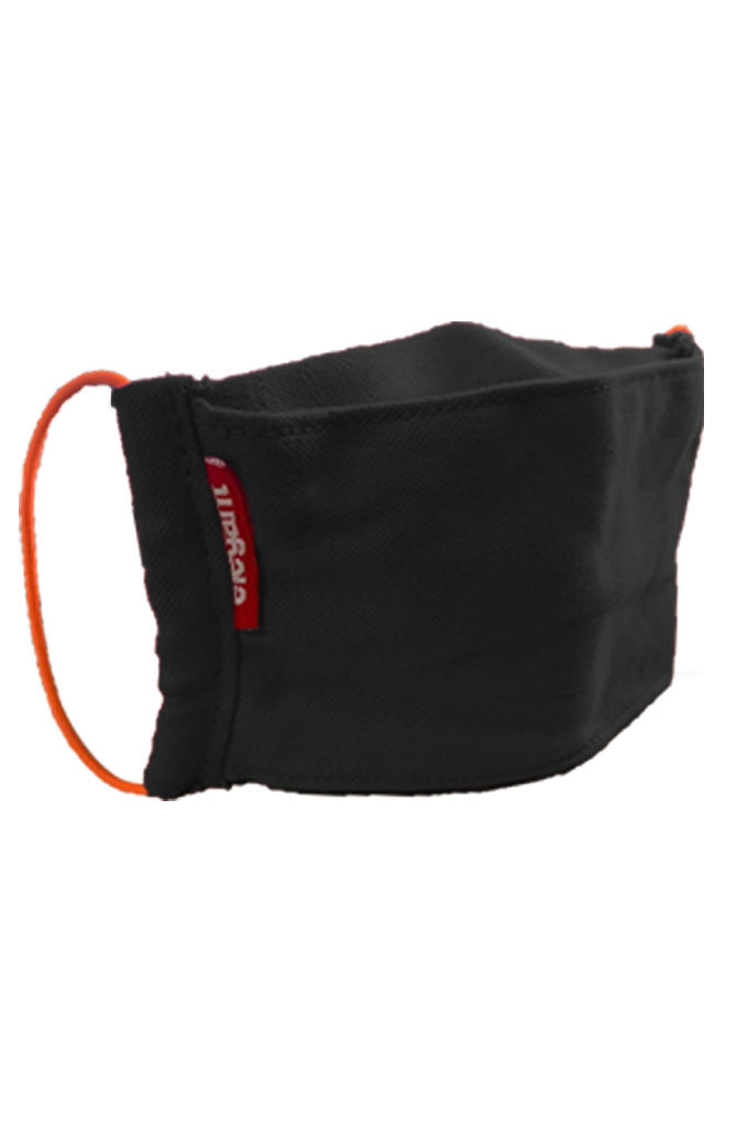 Elegant Cotton Face Mask Black Elastic Tieup Family Pack