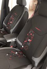 Air-bag Friendly Car Seat Cover Black and Red