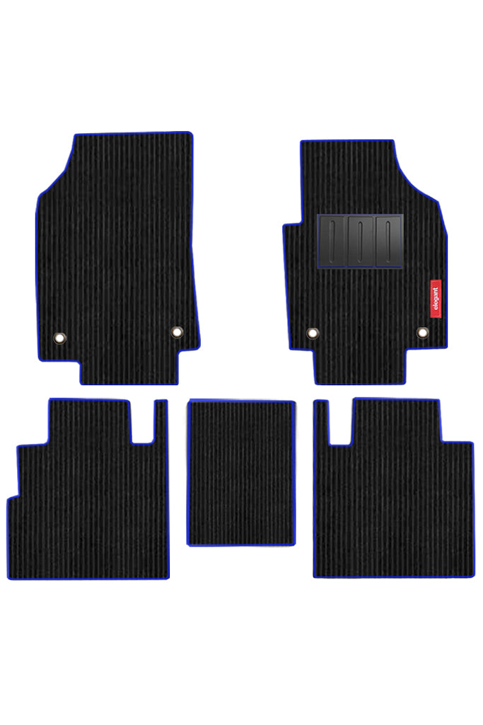 Cord Carpet Car Floor Mat Blue For MG Hector