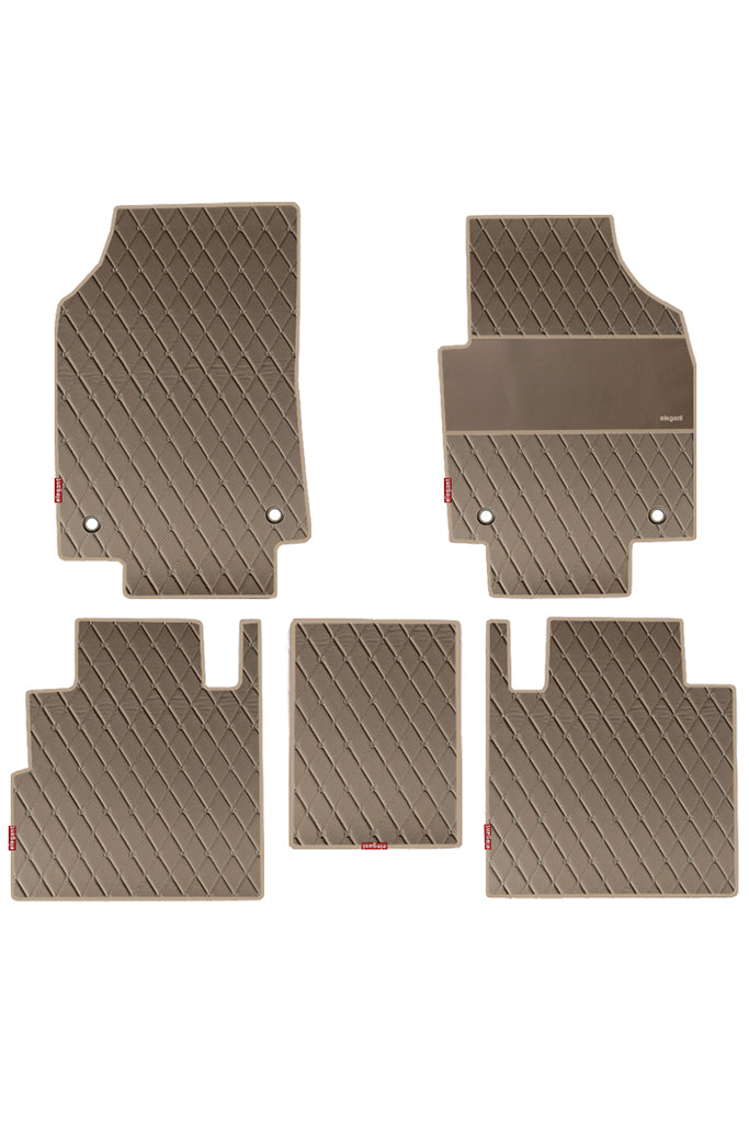 Luxury Leatherette Car Floor Mat For MG Hector Interior Matching