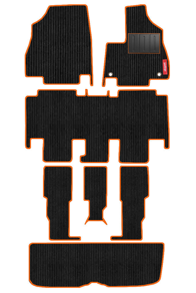 Cord Carpet Car Floor Mat Orange For Maruti Invicto