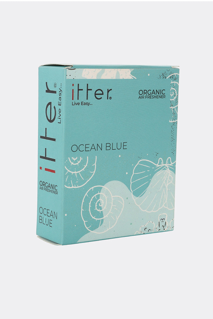 Itter Hanging Car Perfume – Relaxing Ocean Blue Car Air Freshener – 30 gm