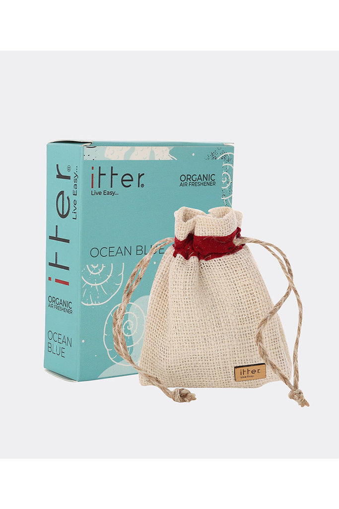 Itter Hanging Car Perfume – Relaxing Ocean Blue Car Air Freshener – 30 gm