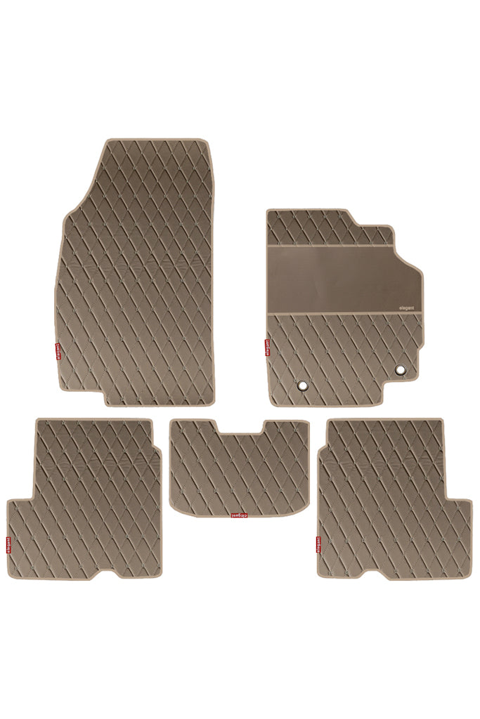 Luxury Leatherette Car Floor Mat For Nissan Kicks Interior Matching