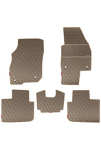 Luxury Leatherette Car Floor Mat  For Skoda Kushaq Interior Matching