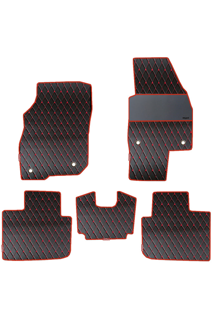 Luxury Leatherette Car Floor Mat  For Skoda Kushaq In India