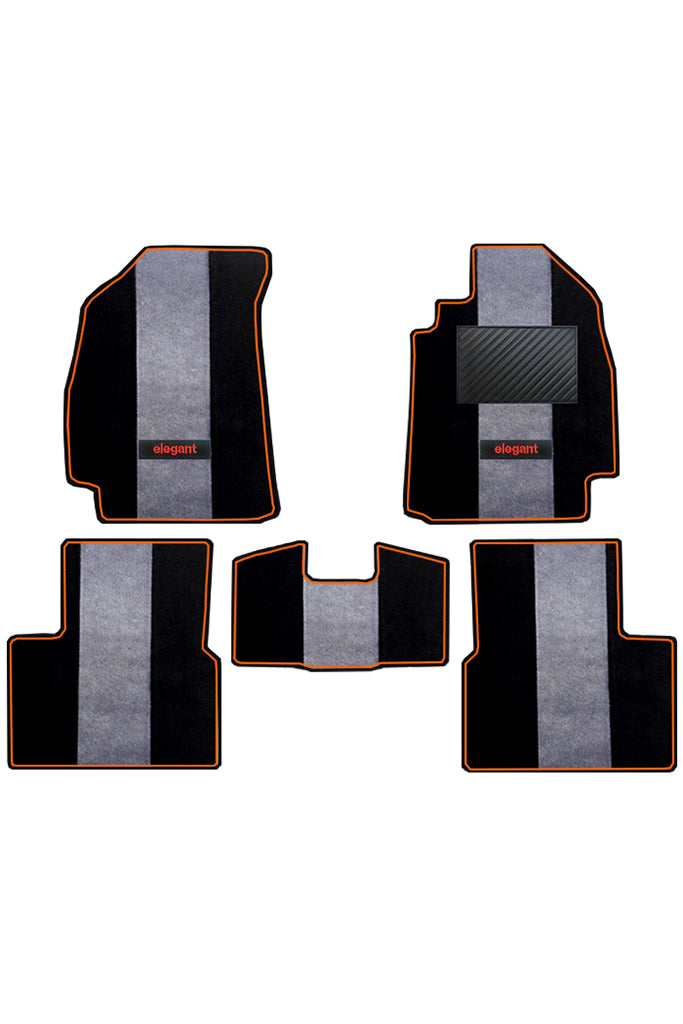 Edge Carpet Car Floor Mat For Citroen Basalt - Black Grey | Elegant Auto Retail